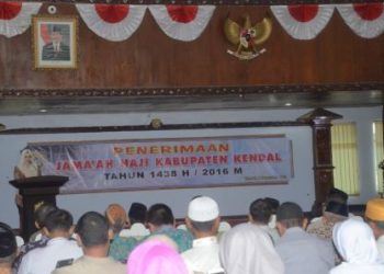 Jamaah Haji Kendal DIsambut Secara Resmi Oleh Bupati