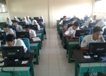 MTs Laksanakan Simulasi UNBK Tahap II