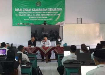 Pelatihan Teknis Penilaian Kinerja PNS Kemenag Kendal