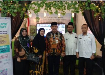 Stand Kemenag Dikunjungi Wakil Bupati