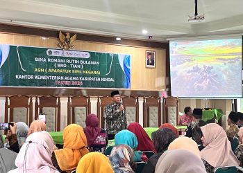 Tingkatkan Integritas Pegawai, Kankemenag Kendal Adakan Bina Rohani Rutin Bulanan (BRO-TIAN)