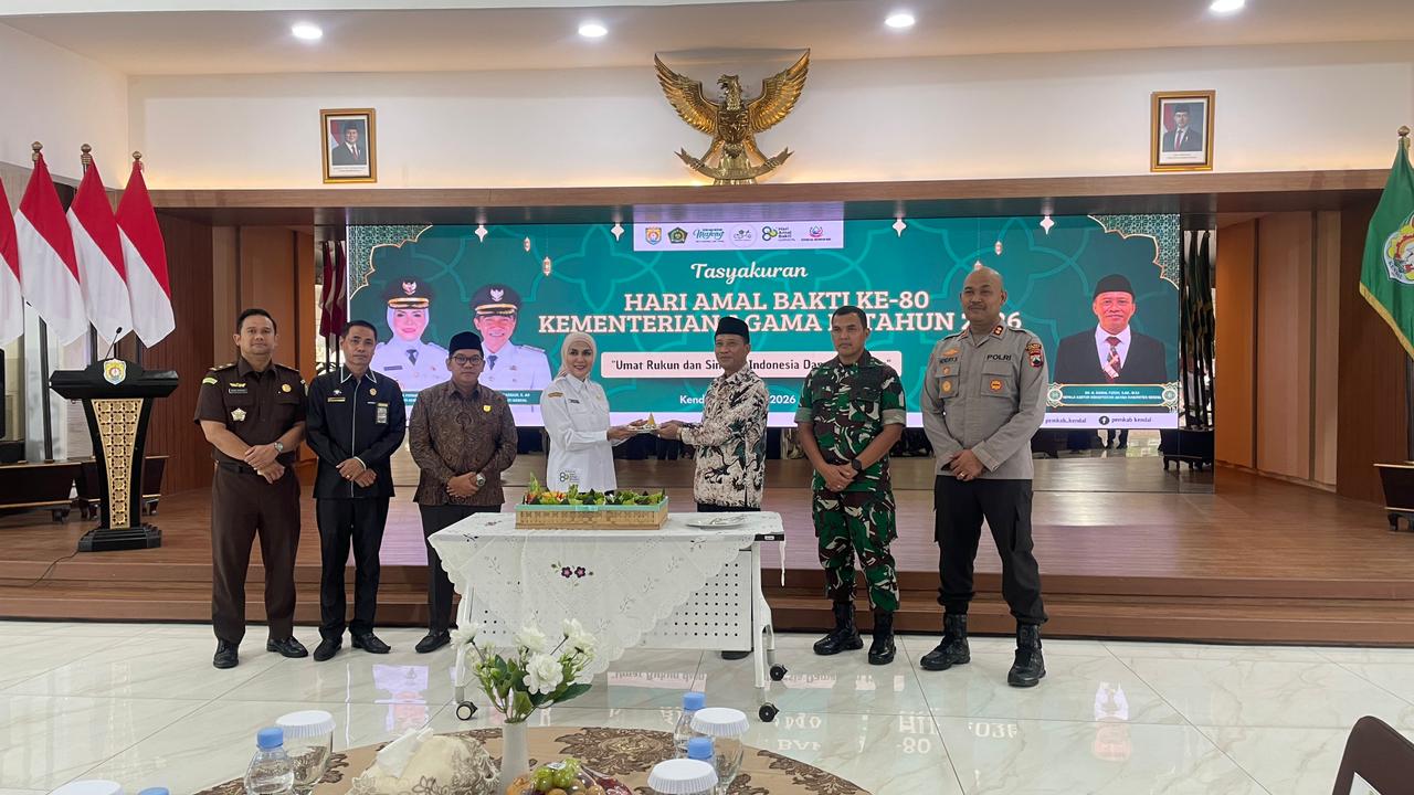 Dihadiri Bupati dan Forkopimda, Kemenag Kendal Gelar Tasyakuran HAB ke-80