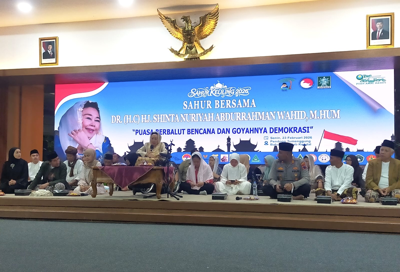 Sahur Kebangsaan di Kendal, Sinta Nuriyah Abdurrahman Wahid Ajak Masyarakat Hayati Hakikat Puasa