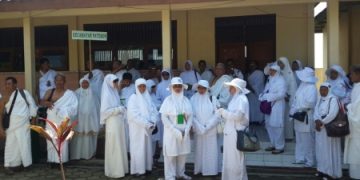Praktek Haji Menjadi Materi Penutup Manasik Kecamatan