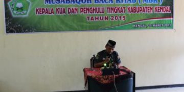 Kepala KUA Sukorejo Juara Lomba Baca Kitab Se Kab. Kendal