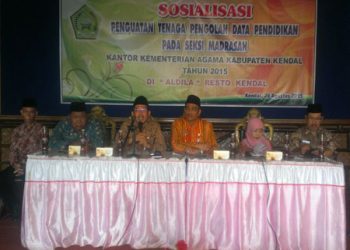 Kemenag Kendal Gelar Sosialisasi Pengelola EMIS