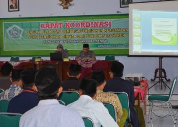 Seksi PD POntren Adakan Rakor Pengumpulan Data Lembaga Keagamaan