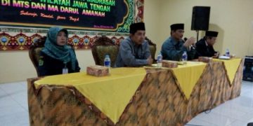 Kabid Penmad Isi Materi Sosialisasi TPG Di Kendal