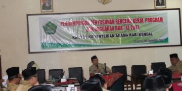 Kemenag Kendal Laksanakan Pendampingan Penyusunan DIPA