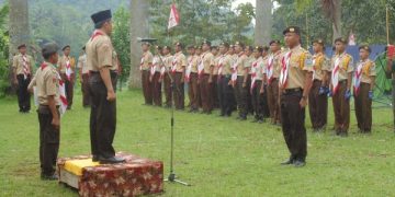 Kemenag Kendal Gelar Kemah Pramuka Santri