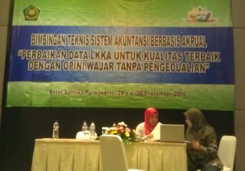 Bimtek Akuntansi Berbasis Akrual Untuk Peningkatan LK Kemenag