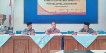 Sosialisasi Zona Integritas Oleh Inspektorat Jendral Kemenag RI