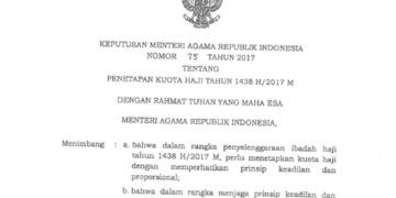 Kuota Haji Kendal Naik Dikisaran 1.035 Jemaah