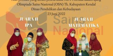 MIN 1 Kendal Sabet Juara 2 OSN Tingkat Kabupaten Kendal