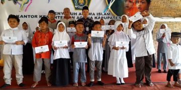 Muharam Ceria, Penyuluh Agama Kendal Santuni Anak Yatim