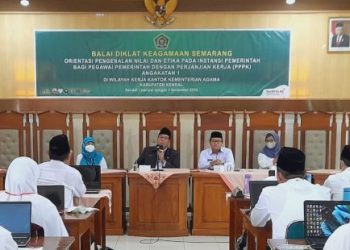 Pembukaan Diklat Orientasi Pengenalan Nilai dan Etika Bagi PPPK