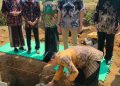 Peletakan Batu Pertama Pembangunan Mushola MTs NU 13 Arrahmat