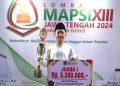 Siswa SMPN 2 Kendal Raih Juara 1 Lomba Tartil Putra MAPSI Tingkat Provinsi