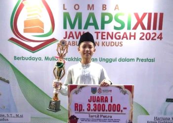 Siswa SMPN 2 Kendal Raih Juara 1 Lomba Tartil Putra MAPSI Tingkat Provinsi