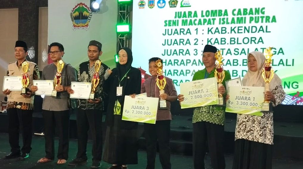 Kontingen MAPSI Kabupaten Kendal Raih Juara dalam Ajang MAPSI SD Tingkat Provinsi
