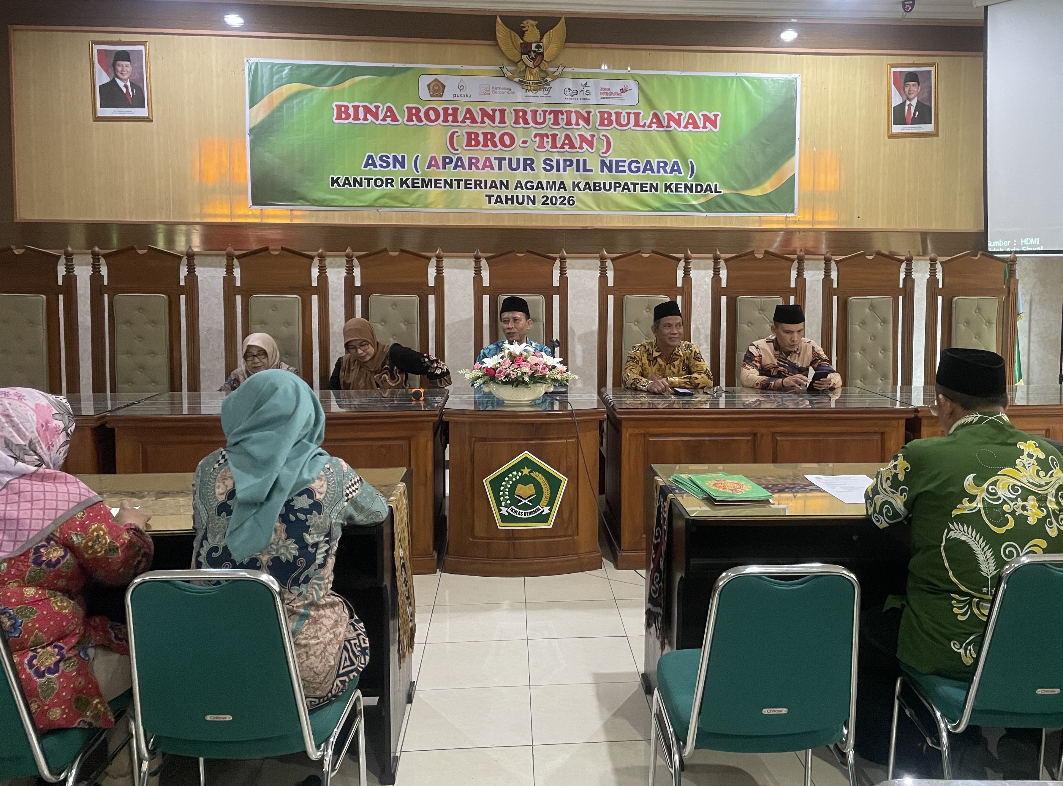 Perkuat Spiritualitas dan Silaturahmi, Kankemenag Kendal Gelar Pembinaan Rutin (BRO-TIAN)