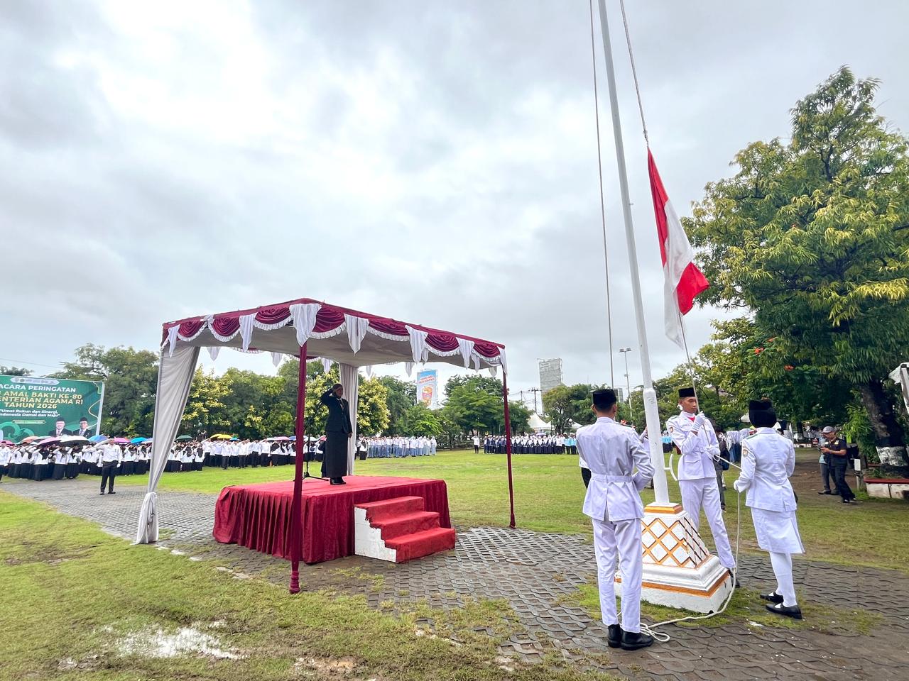 Upacara HAB ke-80 Kemenag RI, Teguhkan Semangat Umat Rukun dan Sinergi