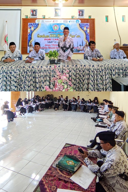 Semangat Ramadhan, PGRI Cabang Boja Bersama KKGPAI Boja Kendal Luncurkan Gerakan 1000 Khotmil Qur’an