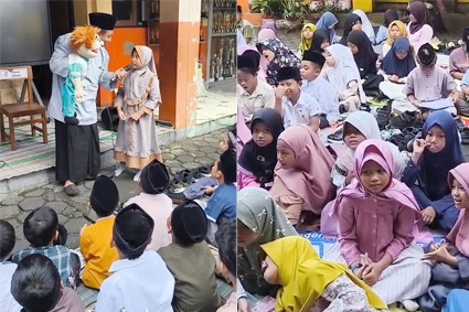 Pesantren Ramadan SD N 2 Kotoharjo Hadirkan Dakwah Boneka dilanjutkan Zakat Fitrah dan Buka Bersama