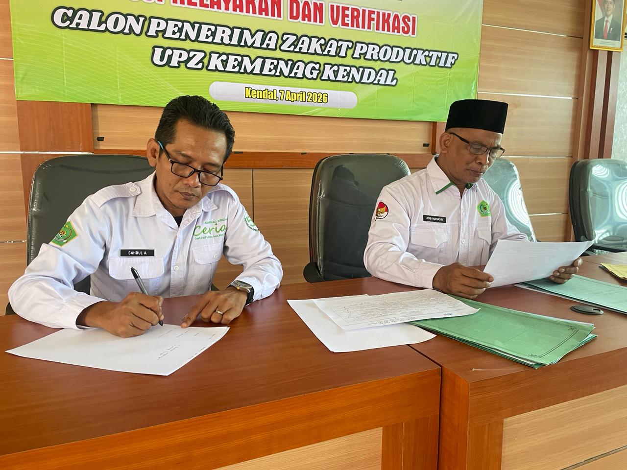 UPZ Kankemenag Kendal Verifikasi 15 Calon Penerima Manfaat, Pastikan Bantuan Peralatan Tepat Guna