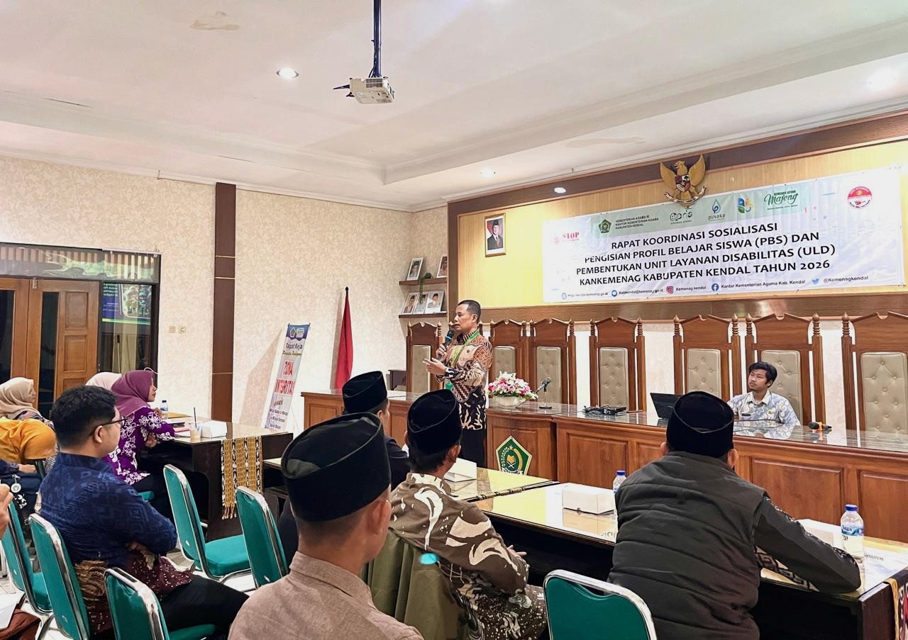 Langkah Nyata Pendidikan Inklusif, Kemenag Kendal Sosialisasikan PBS dan Bentuk Unit Layanan Disabilitas di Madrasah