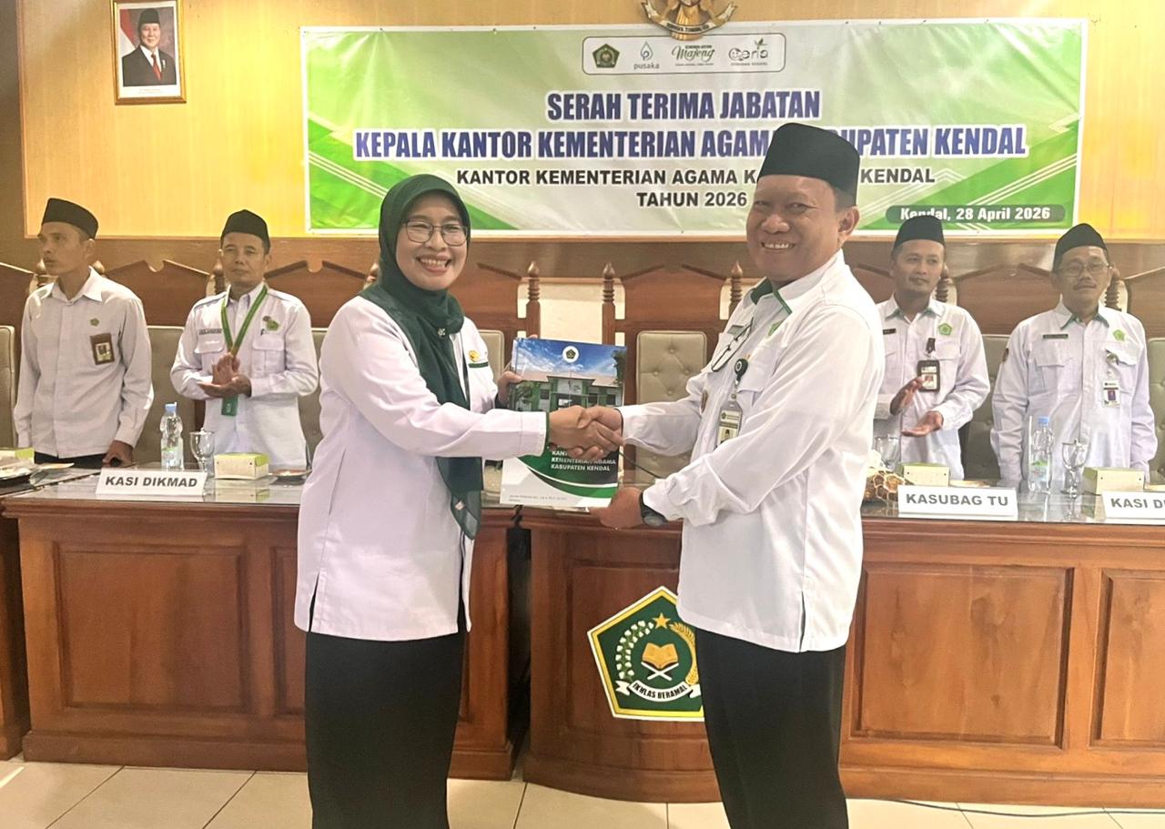 Sertijab Digelar, Taufiqur Rahman Resmi Pimpin Kemenag Kendal