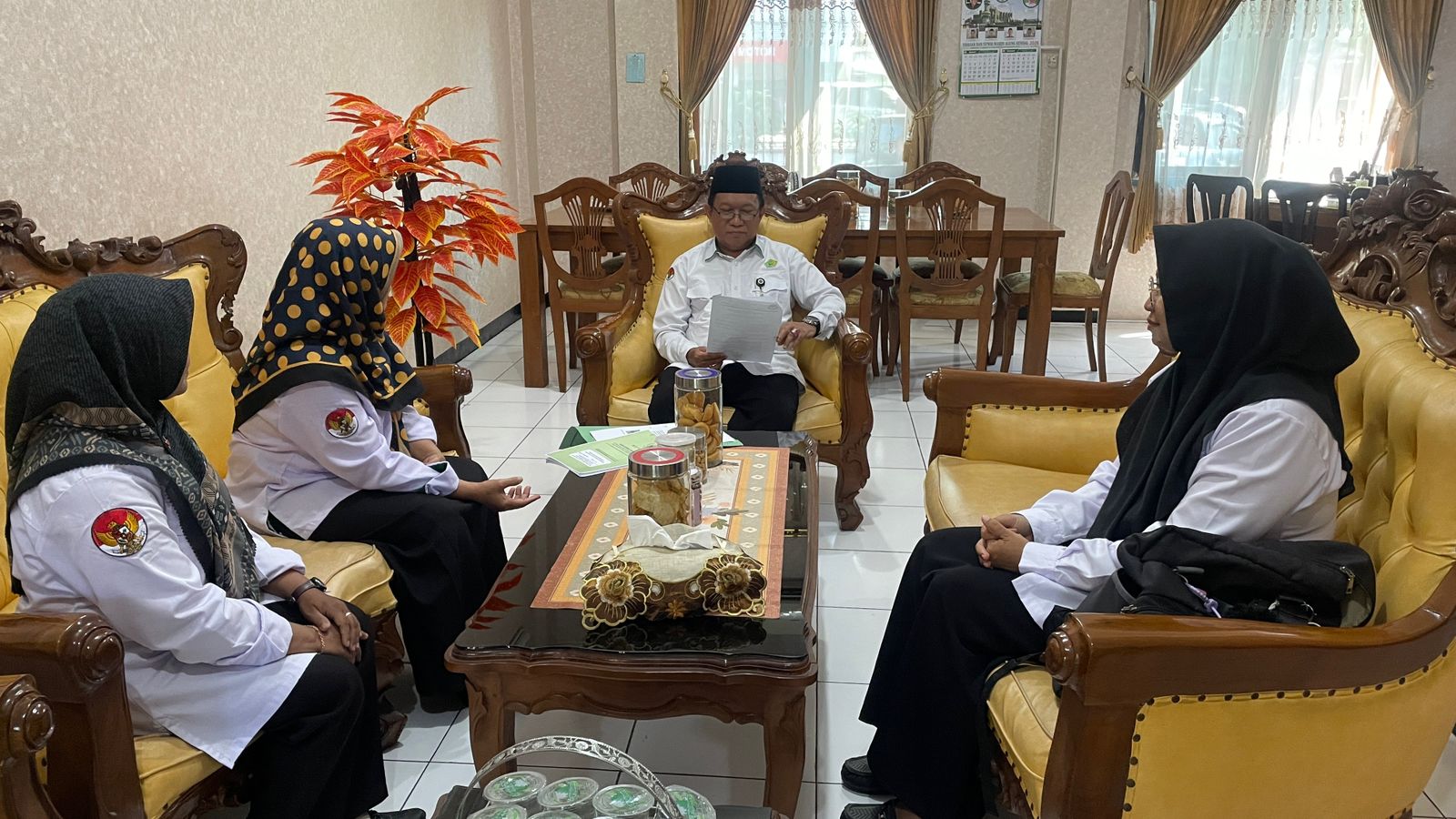 Pererat Silaturahmi, Pengurus IGRA Kabupaten Kendal Audiensi dengan Kepala Kankemenag